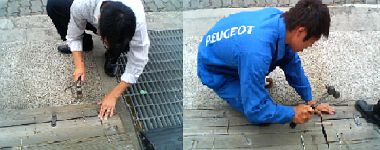 改装工事・・・？大工さん２人組