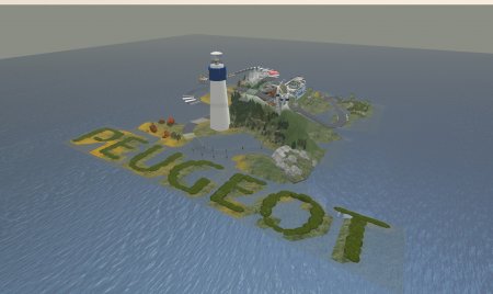 PEUGEOT ISLAND in セカンドライフ。
