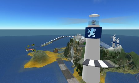 PEUGEOT ISLAND in セカンドライフ。