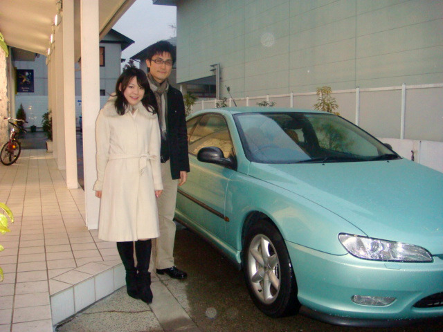 406CoupeのK様、ご来店。
