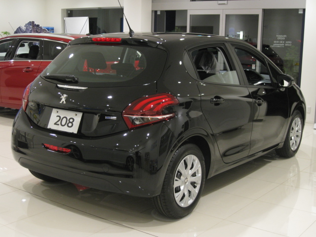 展示車は白白黒赤