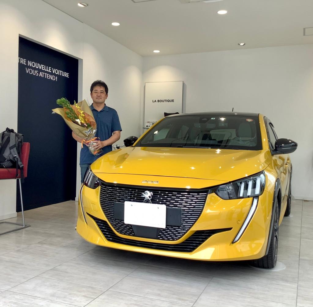ボンジュ～ル吹田『208GTファロイエローご納車』