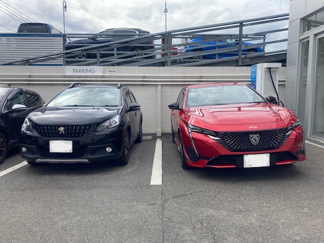 ボンジュ～ル吹田【308GT BLUE HDI】エリクサーレッドご納車