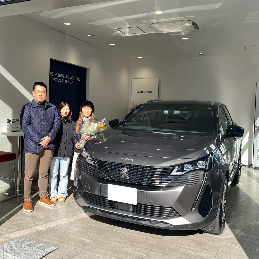 【3008GT BlueHDi P/S.R】ご納車御礼☆