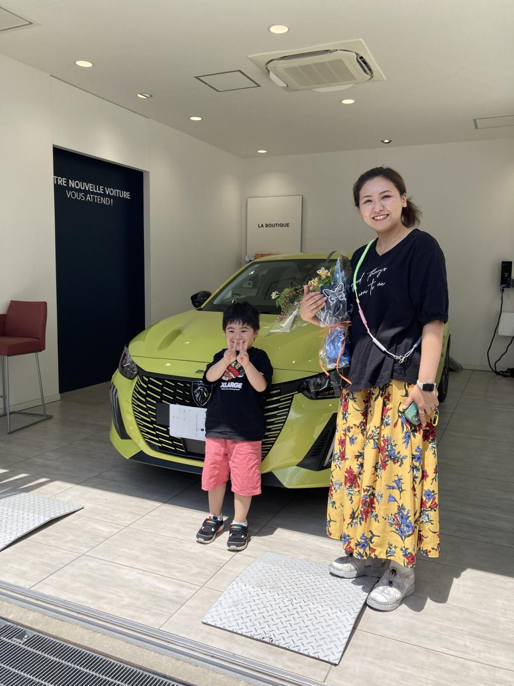 ボンジュ～ル吹田『208Allure　アゲダイエロー』ご納車