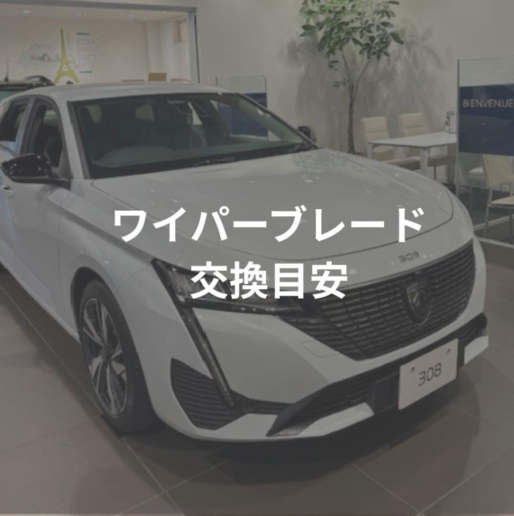 ワイパーブレードの交換目安をご案内🦁